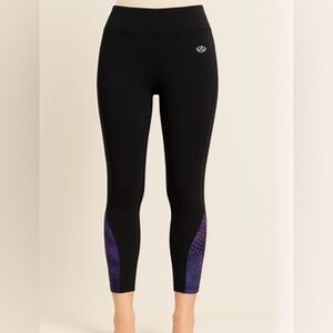 NYL Black & Purple running, jogger,workout pants. Size L Like new condition.